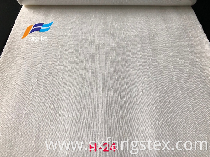 New White Plain Dyed Cheap Window Curtain Fabric 6